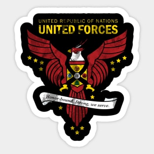 United Forces Insignia Sticker